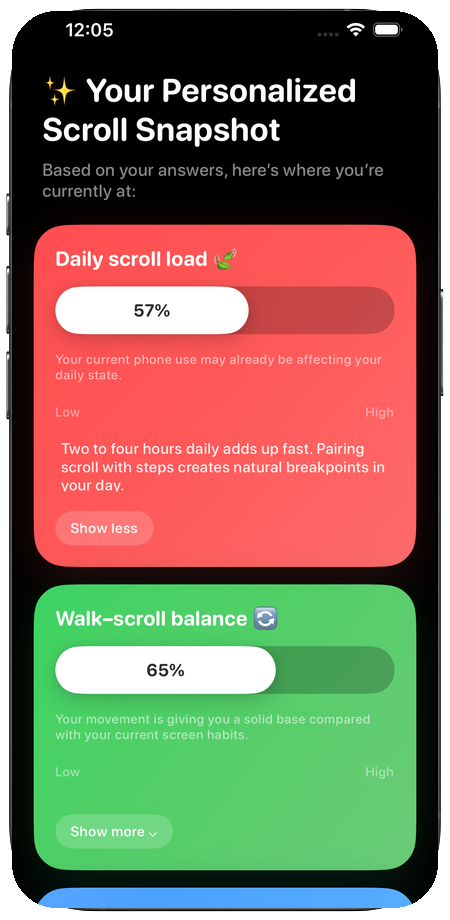 Screen time becomes something you spend, not something that leaks.
